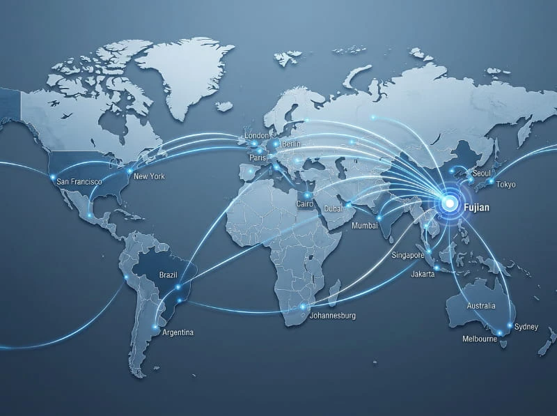 Global distribution map