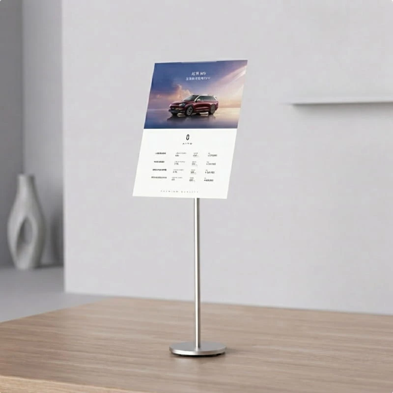 FL003-with a car ad poster