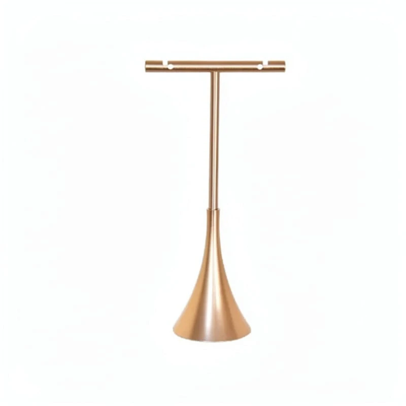 Gold T Bar Earring Display Stand with Cone Base